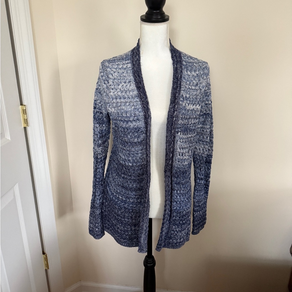 Coldwater Creek Blue Ombre Cardigan